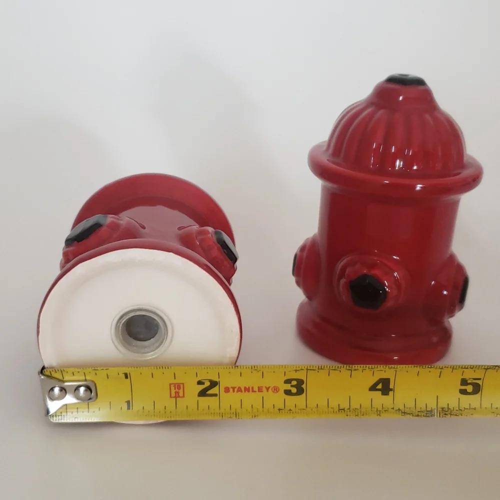 Fire Hydrant Salt and Pepper Shakers